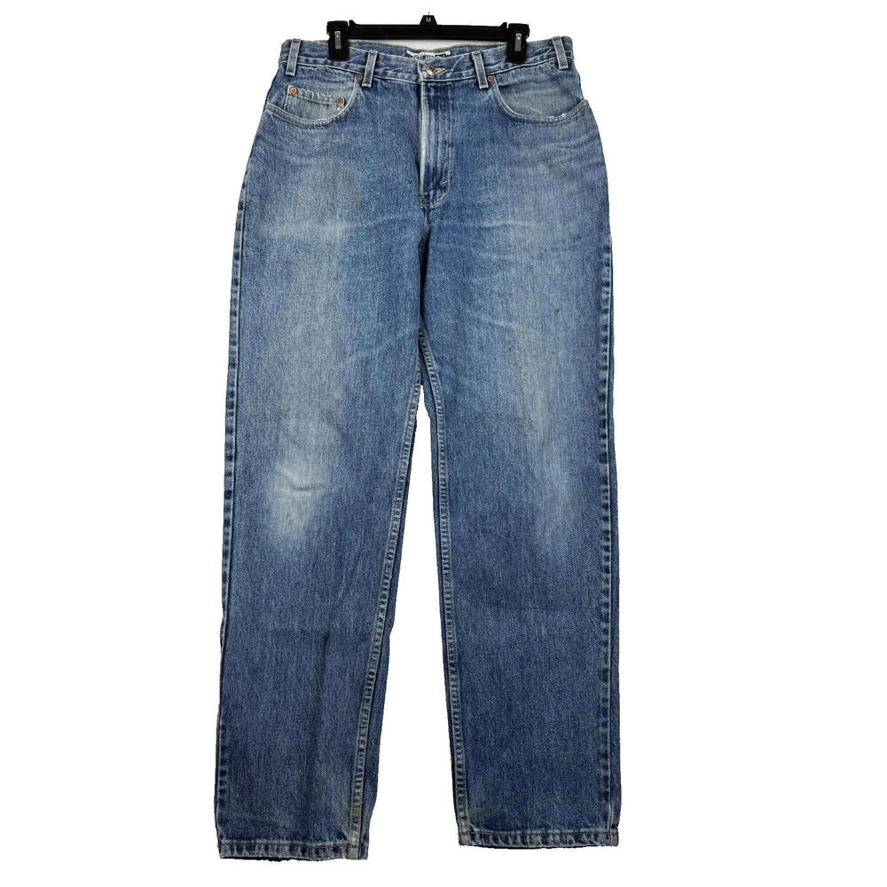 VTG Y2K Gap Denim Men's 32x31 Loose Fit Medium Wash Baggy Jeans Made in USA 90s